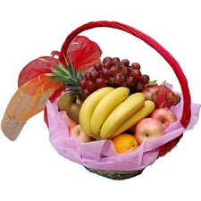 Fancy Fruit Basket B delivery to China