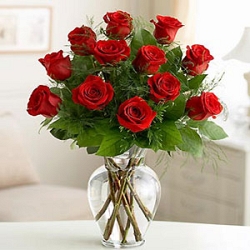 Full Love red roses delivery to China