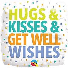 Get Well Wishes Foil Balloon Delivery UK