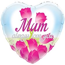 Mum Always Love You Foil Balloon Delivery UK