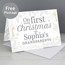 Personalised On Your First Christmas Card Delivery UK