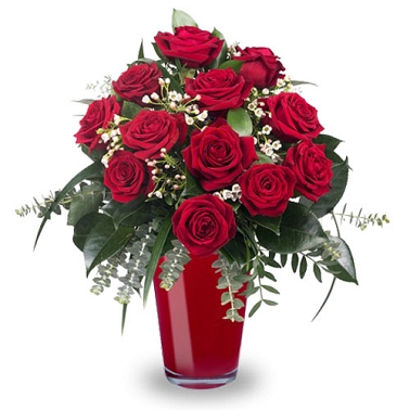 12 Classic Red Roses delivery to Ireland