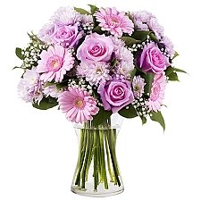 Pink Roses and Gerberas Delivery to India