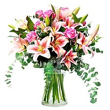 Roses and Lilies Delivery to France