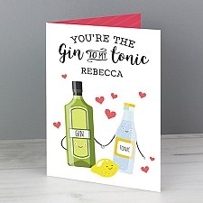 Personalised Gin to My Tonic Card delivery to UK [United Kingdom]