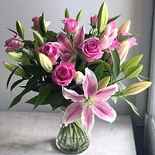 Lilies and Rose Joy delivery to UK [United Kingdom]