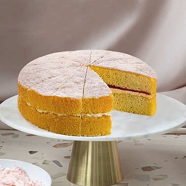 Raspberry Victoria Sponge Cake Delivery UK