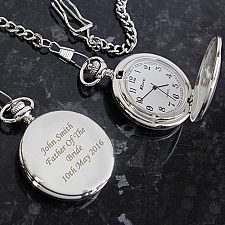 Personalised Pocket Fob Watch Delivery UK