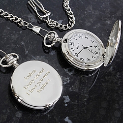 Personalised Formal Pocket Fob Watch Delivery UK