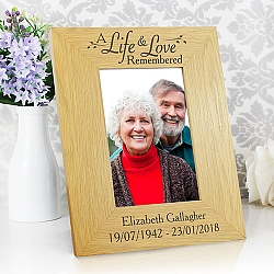 Personalised Life and Love Photo Frame Delivery UK