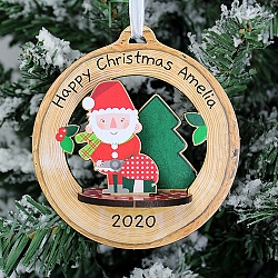 Personalised Toadstool Santa 3D Decoration Kit Delivery UK