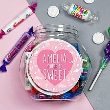 Personalised You are So Sweet Jar Delivery to UK