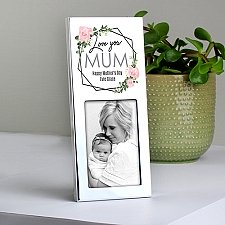 Personalised Rose Photo Frame Delivery UK