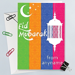 Twilight Eid Mubarak Personalised Card