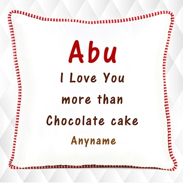 Love Abu - Personalised Cushion