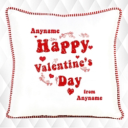 Valentines Day-Personalised Cushion
