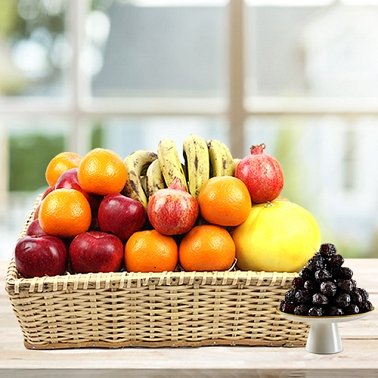 Large Fruit Basket with Imported Dates