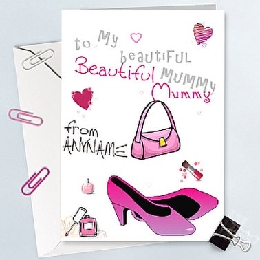 Beautiful Mumy - Personalised Card