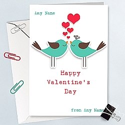 Happy Valentine Day-Personalised Card