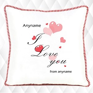 I love you -Personalised cushion