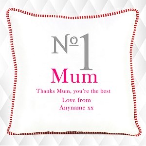No1 Mum - Personalised Cushion