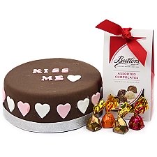 Kiss Me Cake with Buttlers Chocolates Delivery UK