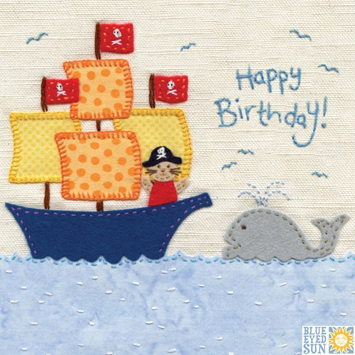Pirate Birthday Cards Delivery to UK