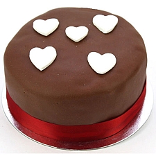 Chocolate Heart Cake delivery to UK [United Kingdom]