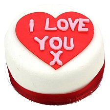I Love You Heart Cake delivery to UK [United Kingdom]
