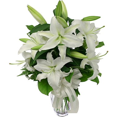 White Lilies delivery to Canada