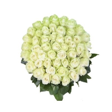 White Roses Basket 100 Flowers delivery to India