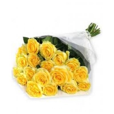 Yellow Roses Bouquet 24 Flowers delivery to India