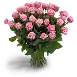 Pink Roses Bouquet 40 Flowers delivery to India