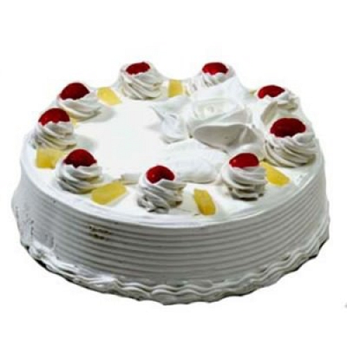 1 Kg Eggless Pineapple Cake delivery to India