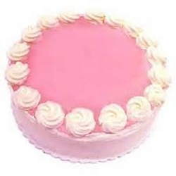 1 Kg Eggless Strawberry Cake delivery to India