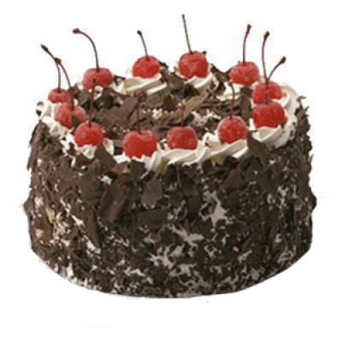 500 Gm Eggless Black Forest Cake delivery to India
