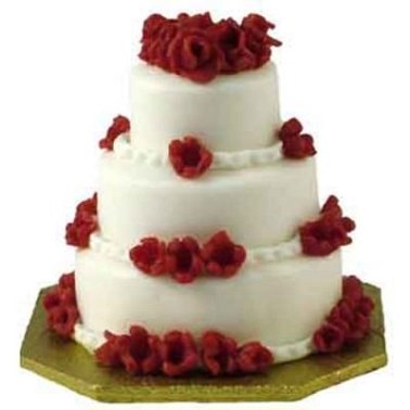 4.5kg 3tier Vanilla Cake delivery to India