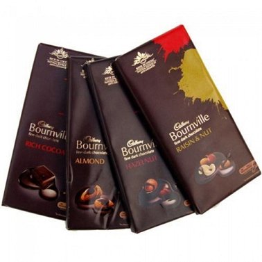 Cadbury Bournville Treat - 4 Chocolates delivery to India