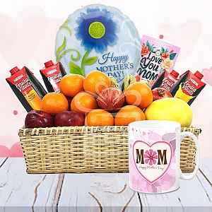Happy Mothers Day Fresh Fruits Combo