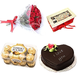 Flowers-Cake-Chocolate Exclusive