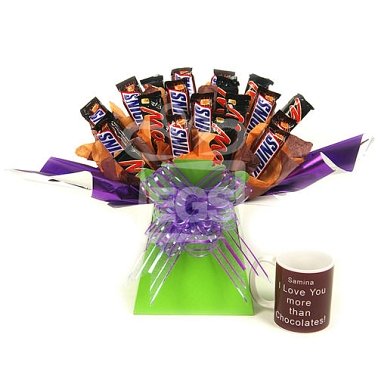 Chocolates and Mug Bouquet Hamper