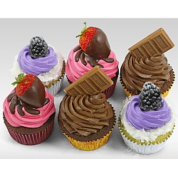 6 Assorted Celebration Cupcakes delivery to UAE