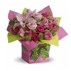 Pretty Pink Present Delivery to UAE