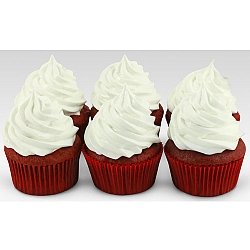 6 Assorted Red Velvet Addiction Cupcakes delivery to UAE