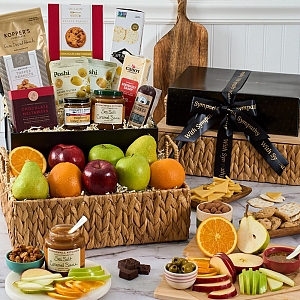 Sympathy Fruit Gift Basket
