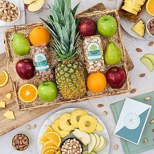 Pineapple Fruit Gift Basket