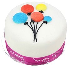 Balloon Celebration Cake For Girl delivery to UK [United Kingdom]