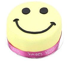 Smiley Celebration Cake For Girl delivery to UK [United Kingdom]