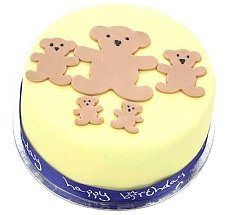 Teddy Birthday Cake For Boy delivery to UK [United Kingdom]