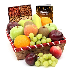 Diwali Nectarous Treat Fruit Basket